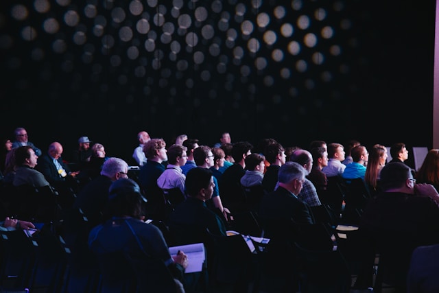Healthcare professionals in a collaborative meeting